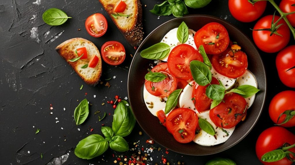 3. Caprese z mozzarellą