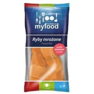 MYFOOD Łosoś norweski kawałki mrożone