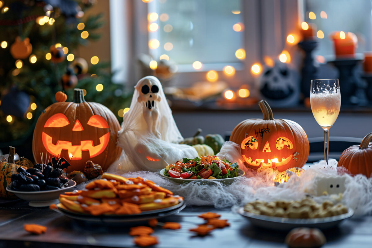 straszne przekąski na Halloween
