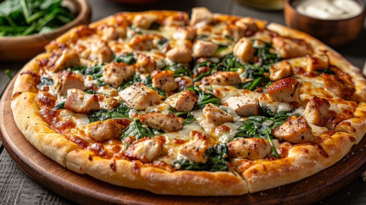 Od Kuchni do Stołu: Co Sprawia, że Pizza z Kurczakiem i Szpinakiem jest Tak Uwielbiana?