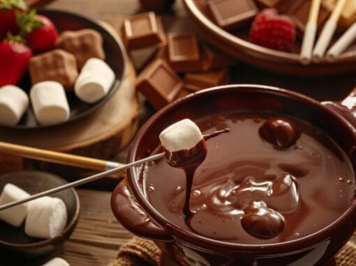 Przepis na fondue czekoladowe - pomysł na romantyczną kolację