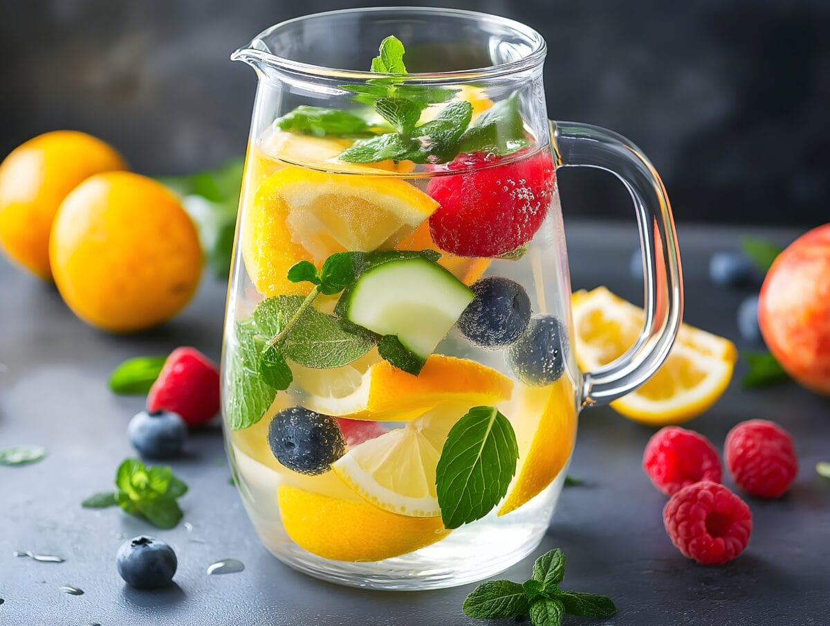 Detox water: 3 orzeźwiające przepisy z dodatkiem superfoods