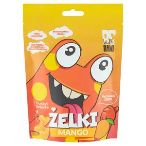 BE RAW! KIDS Żelki mango