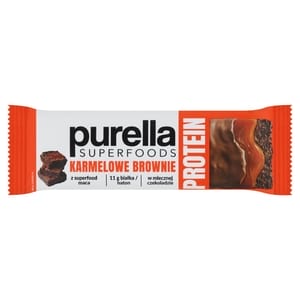 PURELLA SUPERFOODS Baton proteinowy karmelowe brownie