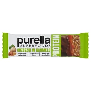 PURELLA SUPERFOODS Baton proteinowy orzeszki w karmelu