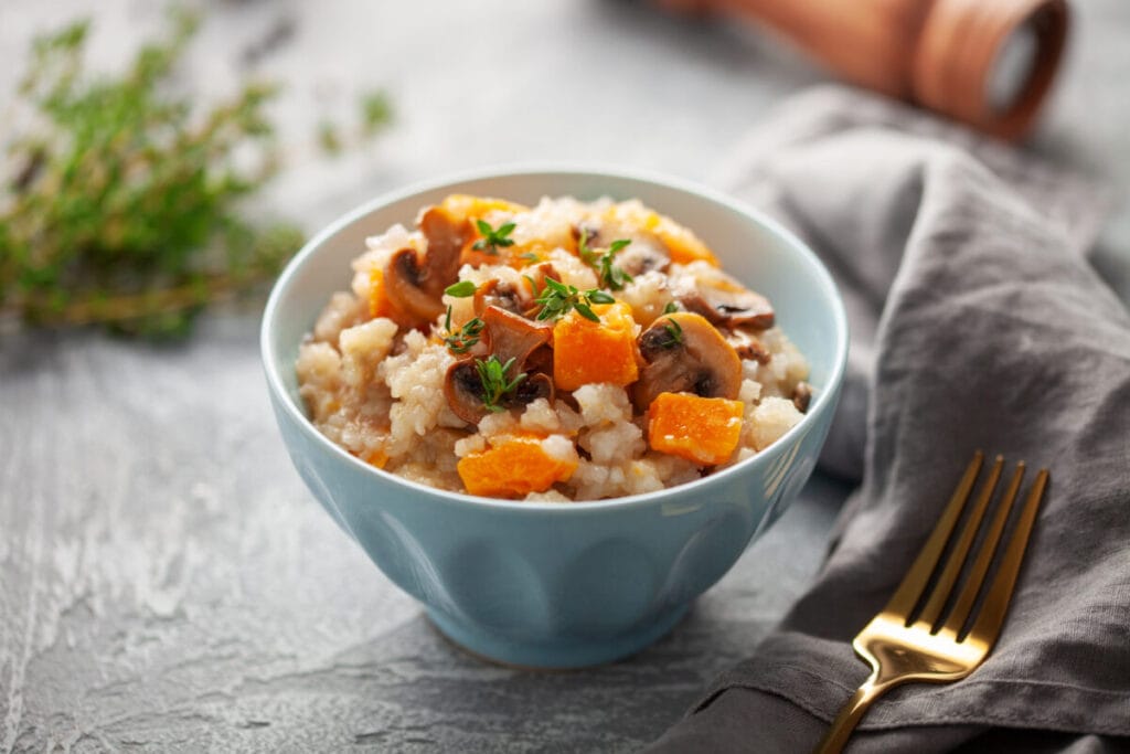 3. Risotto z Grzybami i Dynią