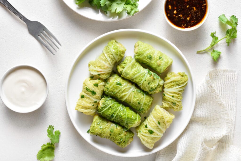 3. Roladki z kapusty pekińskiej z mięsem